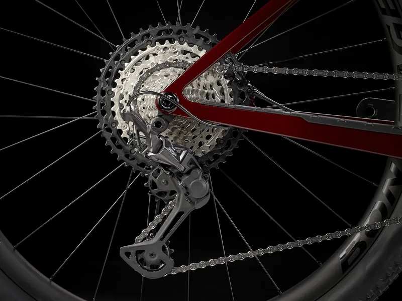 TREK Procaliber 9.8 XC Mountain Bike in Radioactive Red to Cobra Blood Fade-3